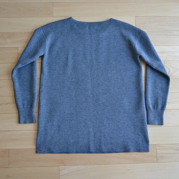 J Crew Gray Sweater with Pockets Size S - Picture 4 of 4
